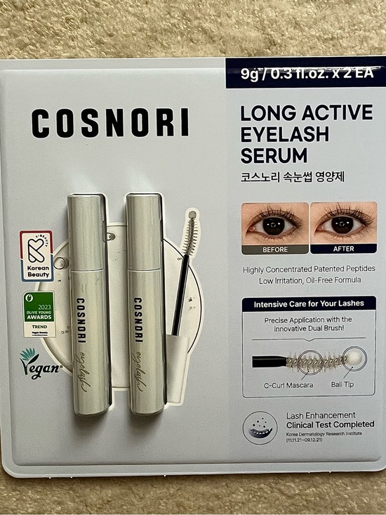 COSNORI Other - COSNORI Long Active Eyelash Serum - Silver Duo